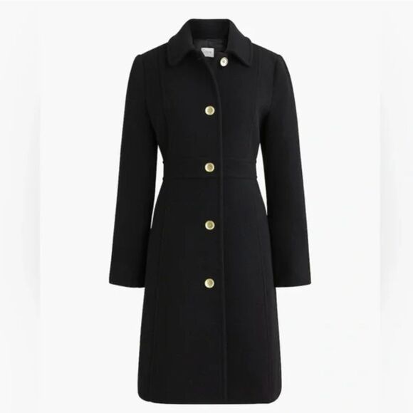 J. Crew Factory Jackets & Blazers - NWT J. Crew Factory Lady Day Coat in Black Size 2